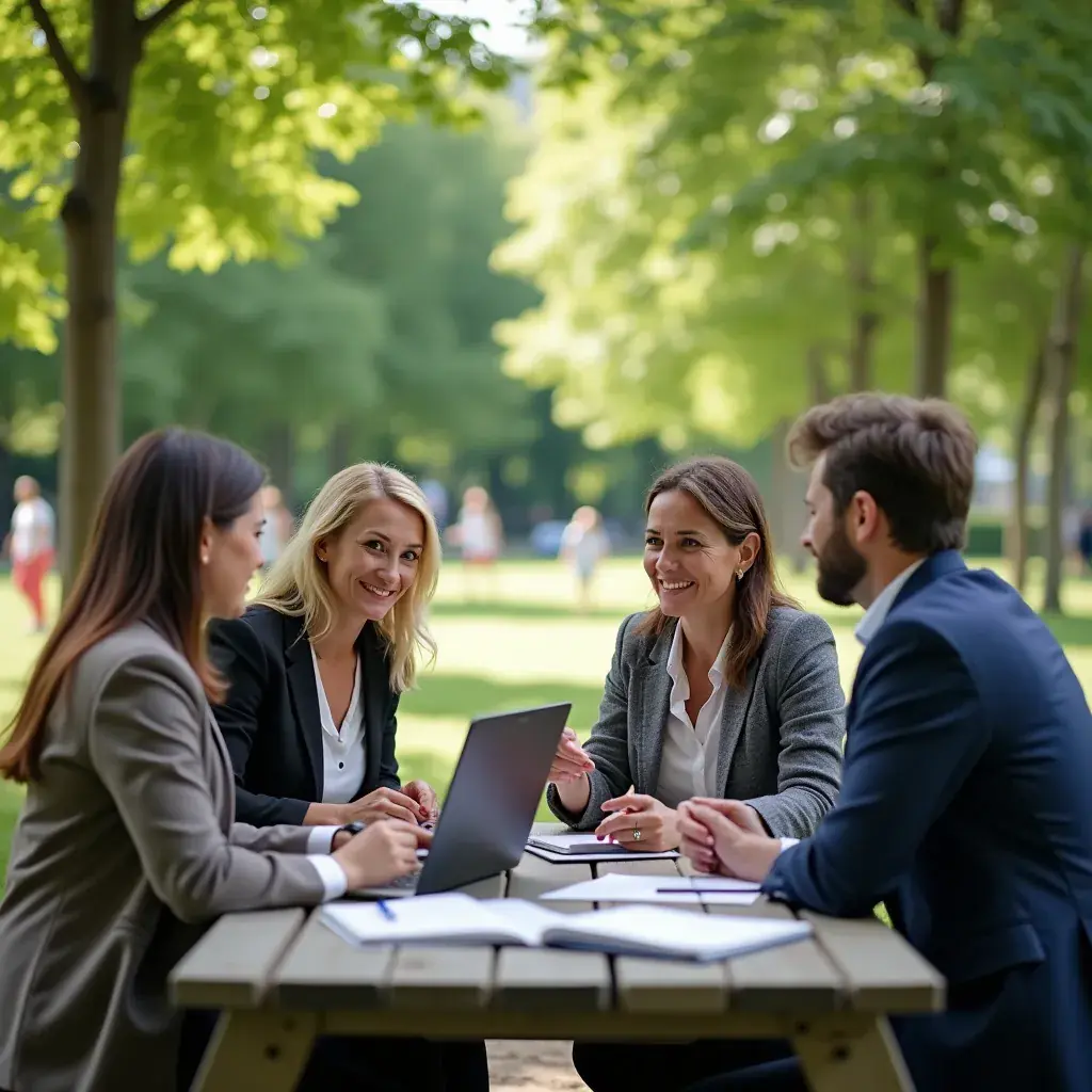 Ein Whiteboard mit Skizzen und Ideen für Unternehmensoptimierung.