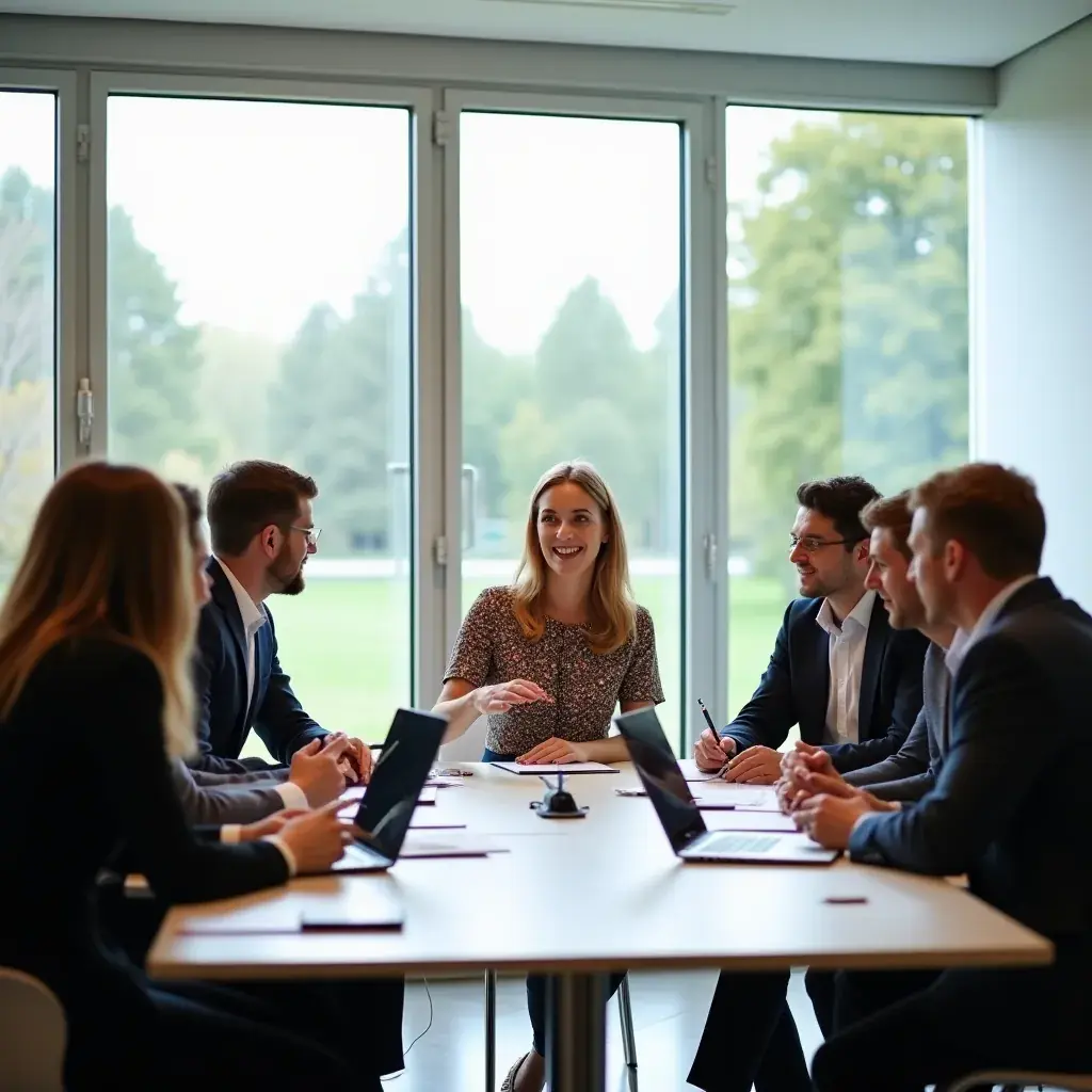 Ein Berater, der eine individuelle Strategie für ein Unternehmen entwirft.